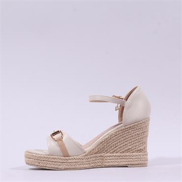 Una Healy Ghostbuster Espadrille Wedge - Off White Combi